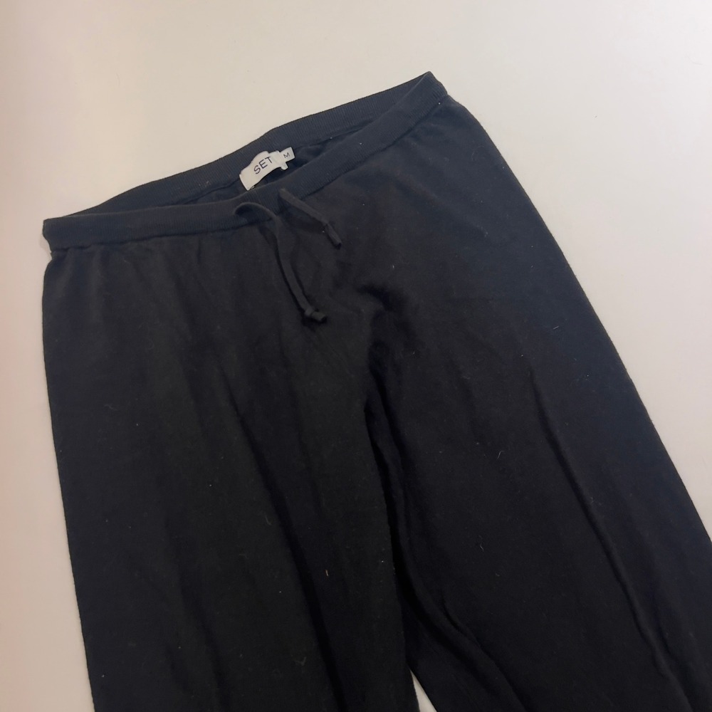 SET Active Black sweater pants